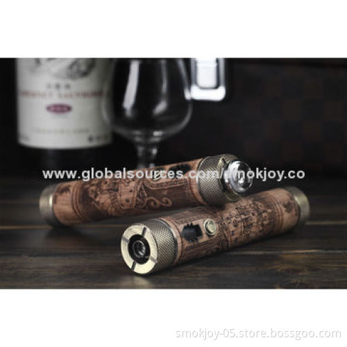 Smokjoy Newest Products Wooden E-Cig N-fire Max Wood Mechanical Mod, 140mm Length
